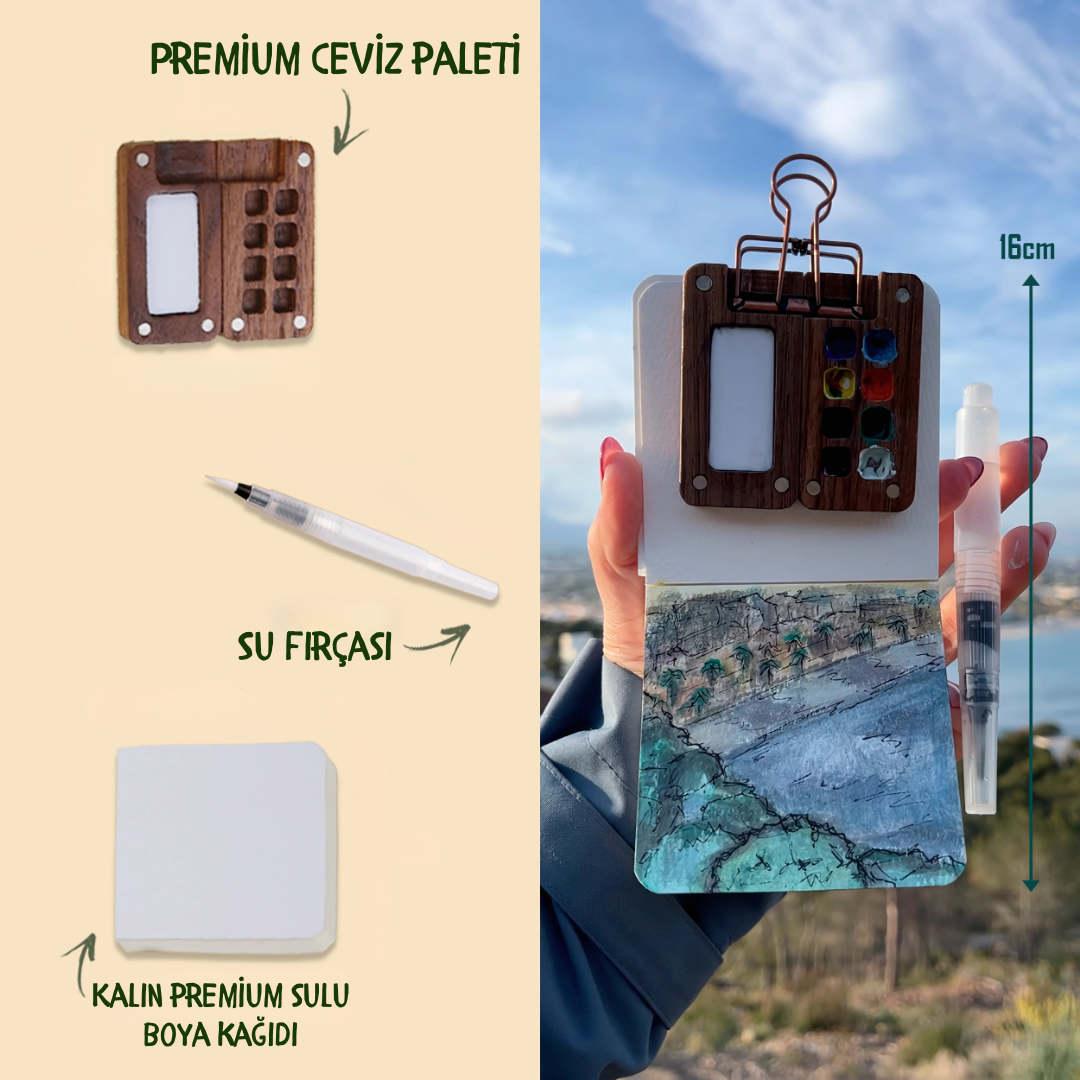 Picasso Kit™ Mini Sulu Boya Seti